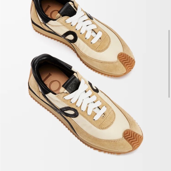 Loewe Tan and Black Women's Sneakers - Picture 3 of 12